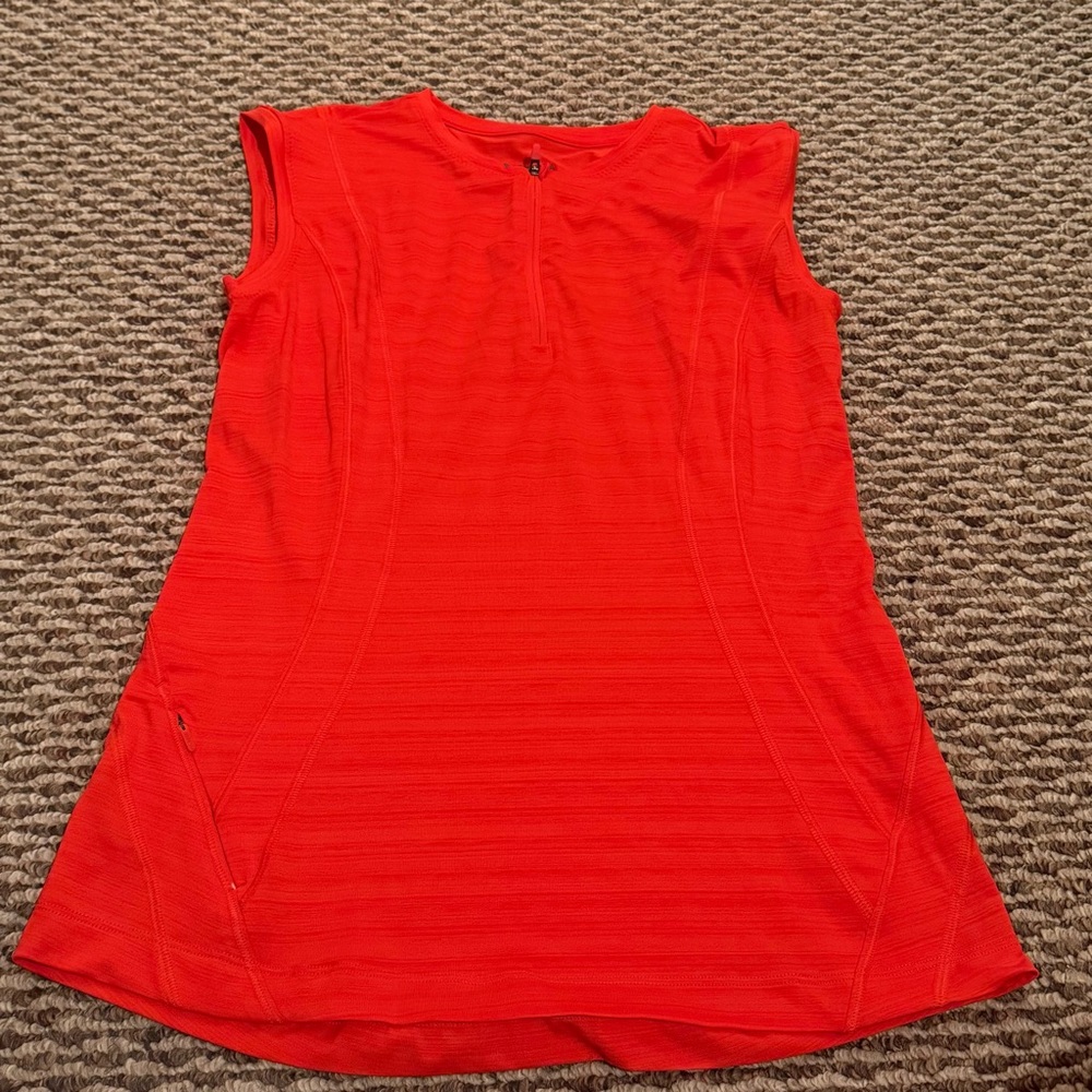 Athleta Vibrant Orange Sleeveless‎ Tunic